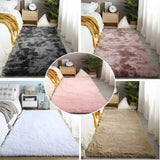 Plush Area Rug Bedroom Carpet Super Soft Foot Bedside