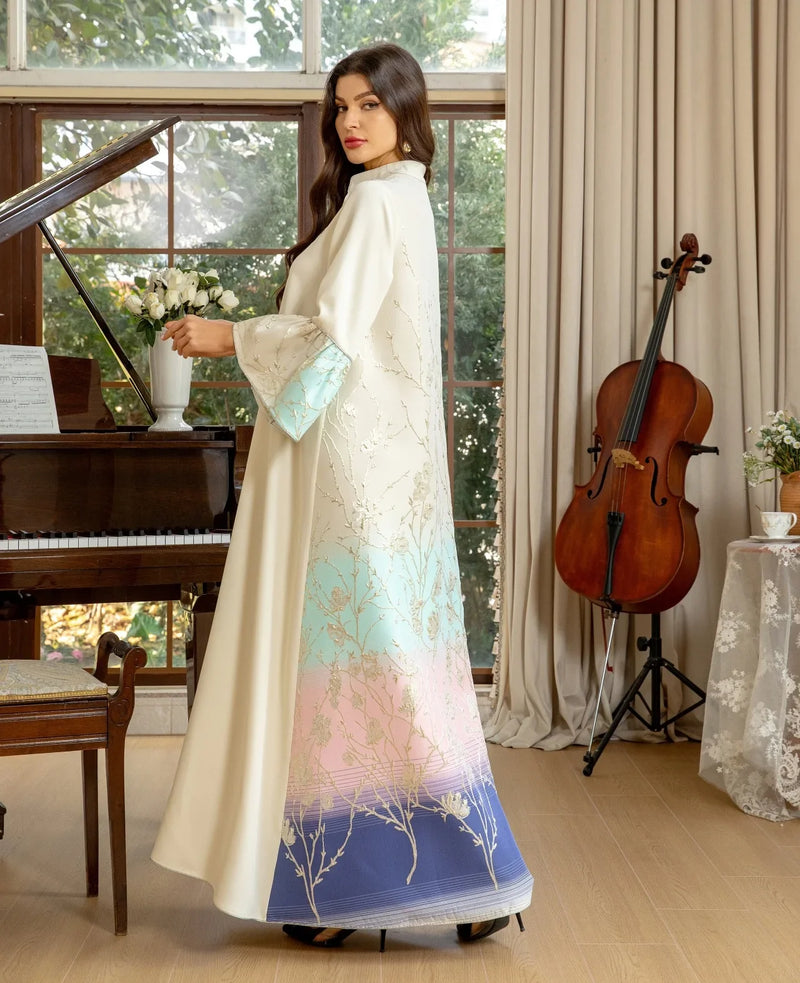Muslim Dress Woman Long Sleeve Abayas