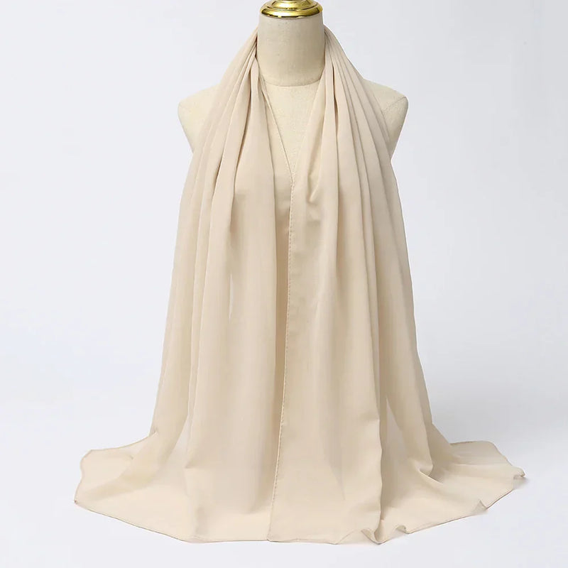Ramadan Muslim Chiffon Hijabs
