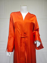 Eid Muslim Abaya for Women Cardigan Robe Jalabiya