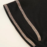 Double Row Rhinestone Hijabs
