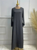 Abaya Muslim Kaftan with Pockets for Women