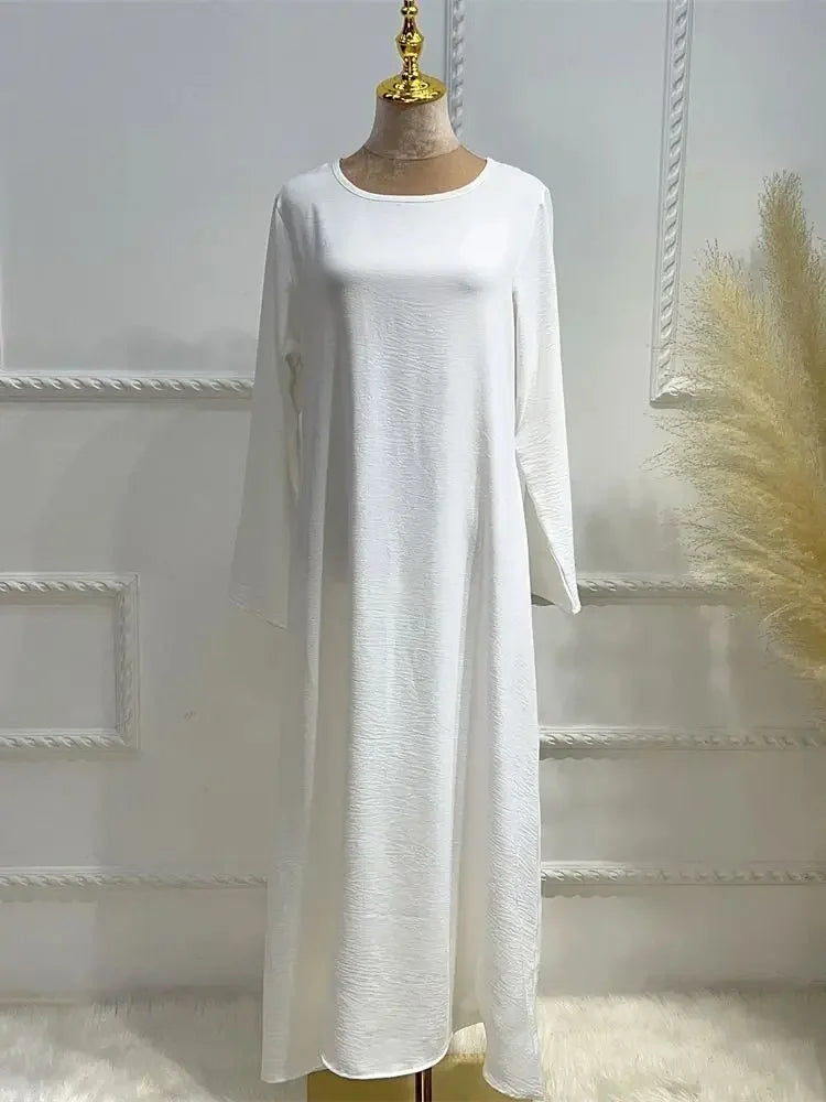 Abaya Muslim Kaftan with Pockets for Women