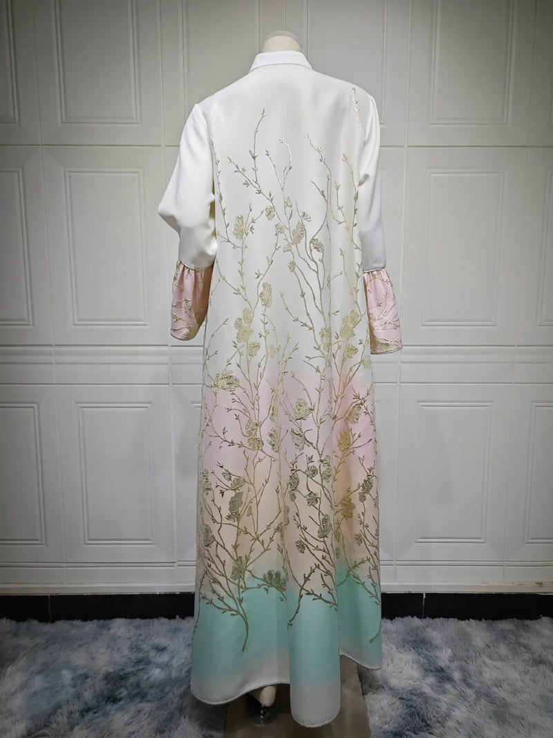 Muslim Dress Woman Long Sleeve Abayas