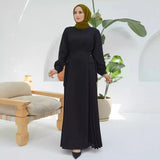 Dubai Women Muslim Abaya Beaded Maxi Dress Turkey Kaftan Modest Eid Ramadan Robe Musulmane Arab Caftan Islamic Clothing Vestido