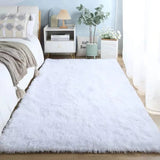 Plush Area Rug Bedroom Carpet Super Soft Foot Bedside
