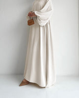 Abaya Ramadan Solid Bishop Sleeve Kebaya