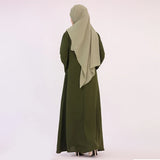 Abaya Muslim Kaftan with Pockets for Women