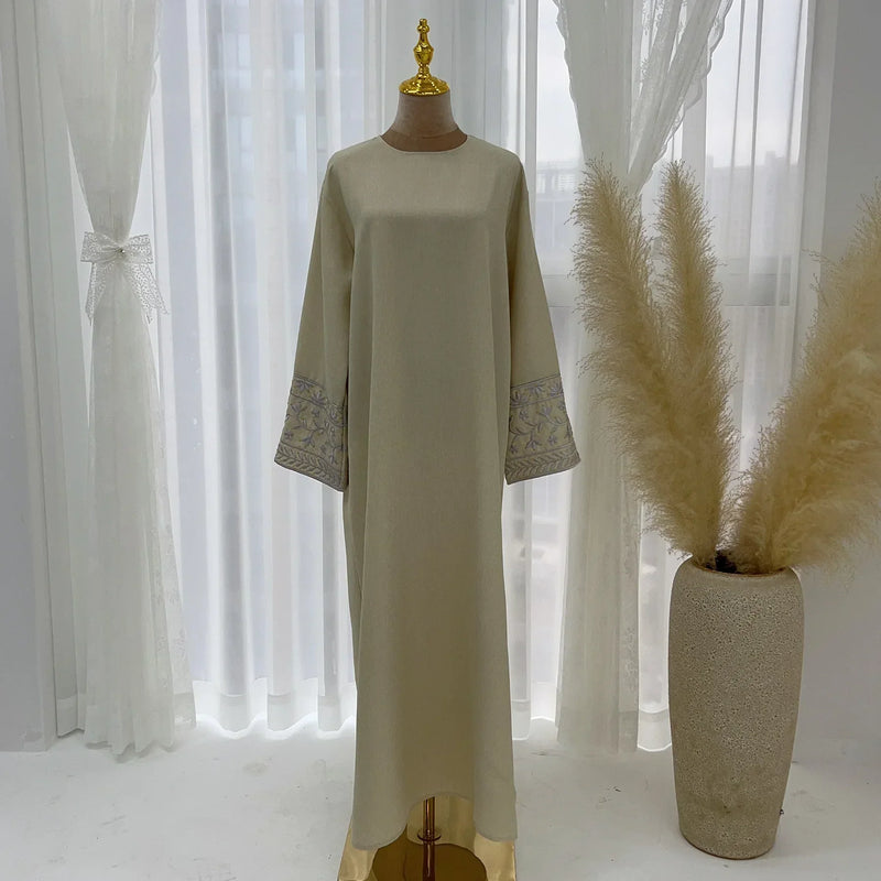 Turkish Solid Muslim Dresses