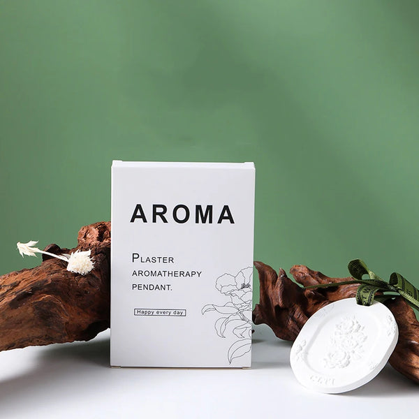 Solid Aroma Diffuser Gypsum Embossed Flower Fragrance
