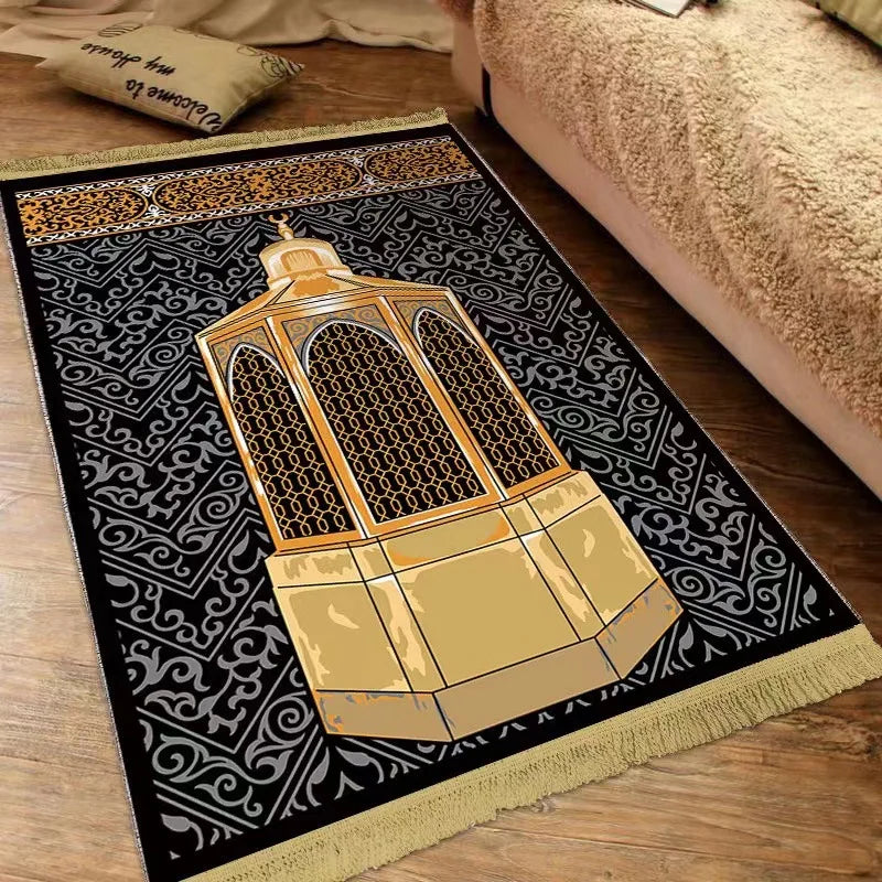 Islam Thick Prayer Rug Man Prayer Mat for Muslim Ramadan