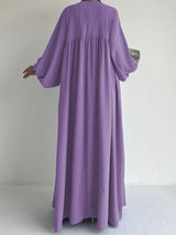 Abaya Ramadan Solid Bishop Sleeve Kebaya