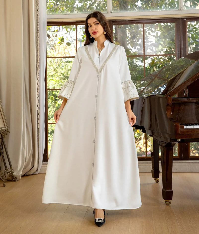 Muslim Dress Woman Long Sleeve Abayas