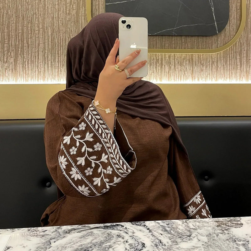 Turkish Solid Muslim Dresses