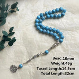 Unisex Style Tasbih Muslim Rosary 10mm 33 Pieces