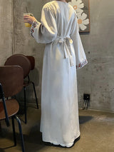Embroidered Cotton Linen