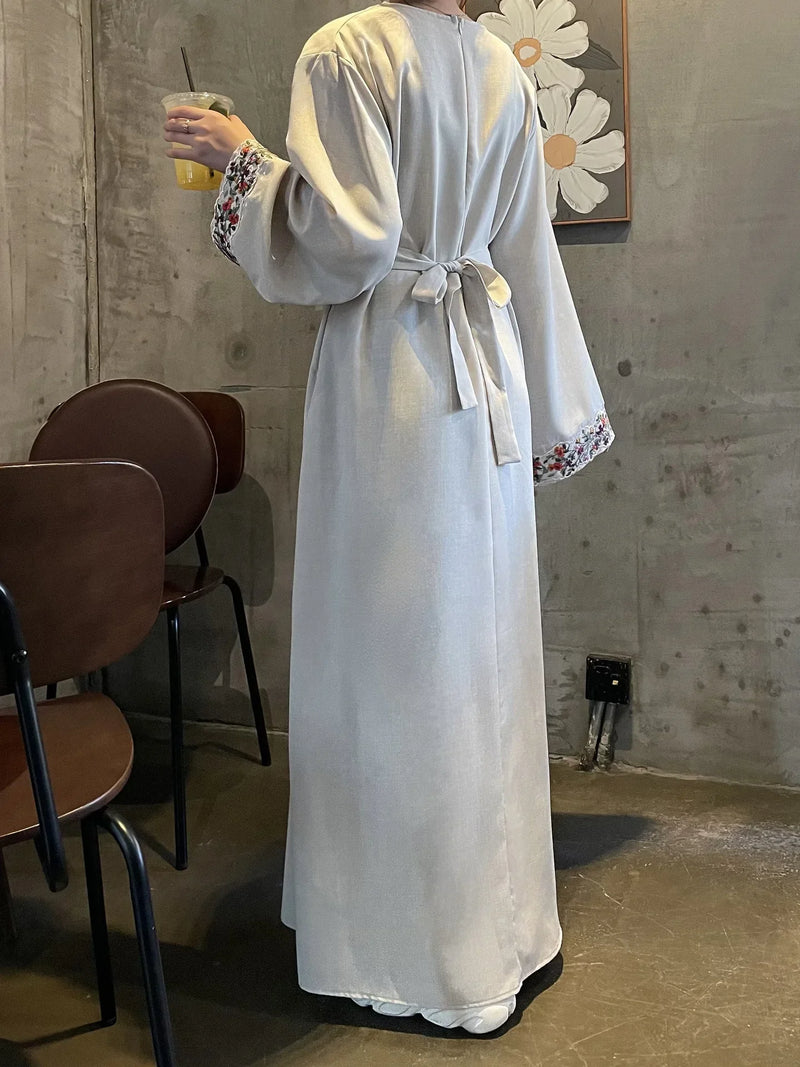 Embroidered Cotton Linen
