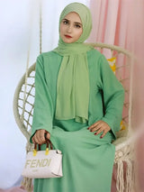Abaya Muslim Kaftan with Pockets for Women