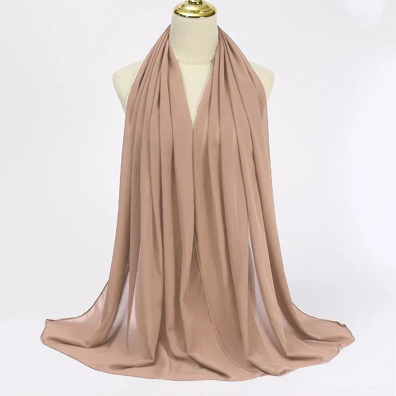 Ramadan Muslim Chiffon Hijabs