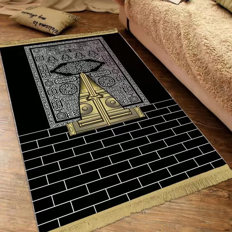 Islam Thick Prayer Rug Man Prayer Mat for Muslim Ramadan