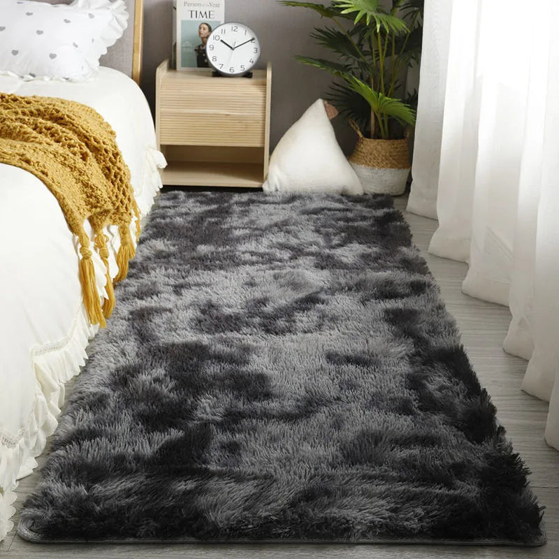 Plush Area Rug Bedroom Carpet Super Soft Foot Bedside