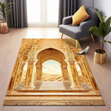 Muslim Ramadan Comfortable Prayer Rugs Skin-friendly