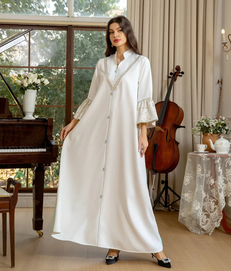 Muslim Dress Woman Long Sleeve Abayas