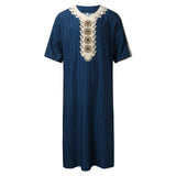 Muslim Men Clothing Galabia Islam Thobe Oman Robes Pocket
