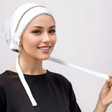 Double Row Rhinestone Hijabs