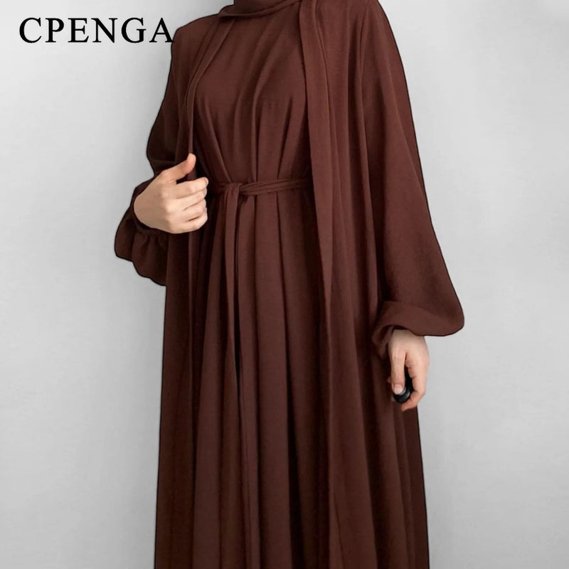 2024 New Muslim Sets for Women Ramadan Prayer Dress