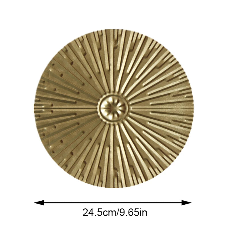 Nordic Modern Luxury Gold Round Wall Decoration Pendant Irregular Iron Disc Wall Hanging Wall Ornaments Living Room Home Decor