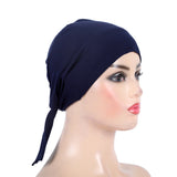 Under scarf Turban Tube Bone Bonnet Muslim Hijab Hat