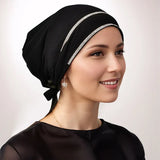 Double Row Rhinestone Hijabs
