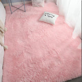 Plush Area Rug Bedroom Carpet Super Soft Foot Bedside