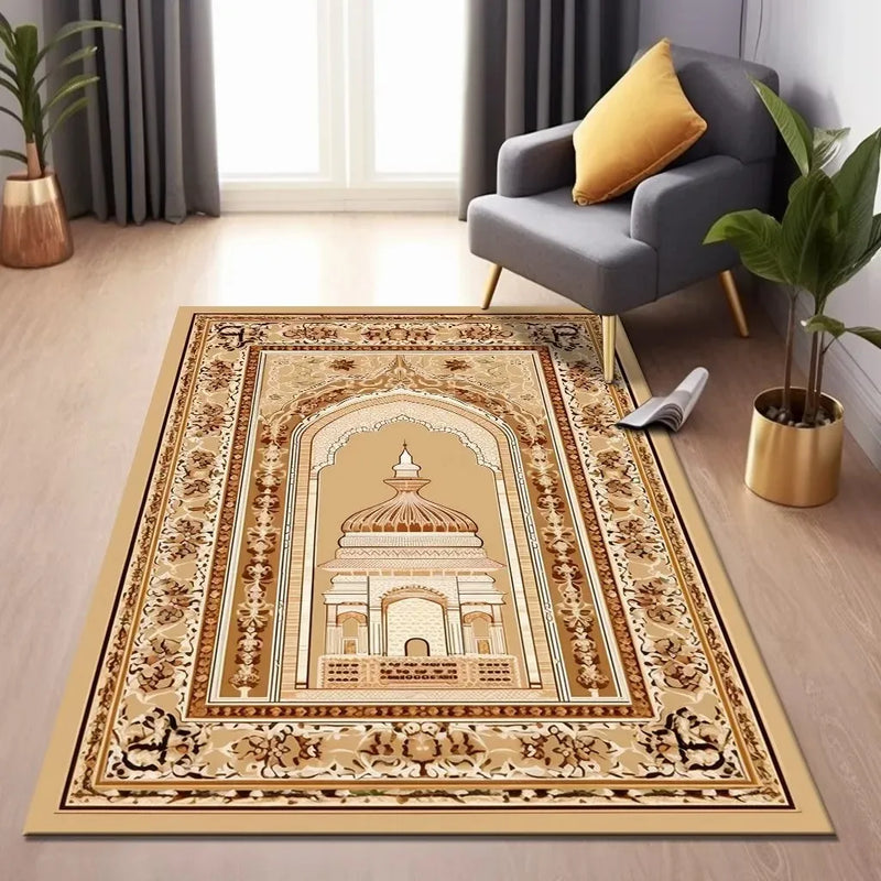 Muslim Ramadan Comfortable Prayer Rugs Skin-friendly