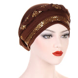 Women Fashion Braid Hijabs Muslim Turban Elegant