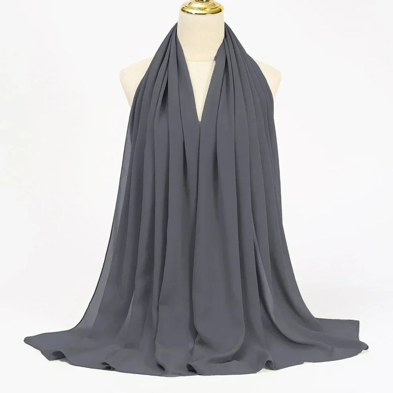 Ramadan Muslim Chiffon Hijabs