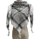 Y3NE Fringed Arab Scarf Shemagh Head Wrap Arabian Desert Headscarf Ethnic Headwear