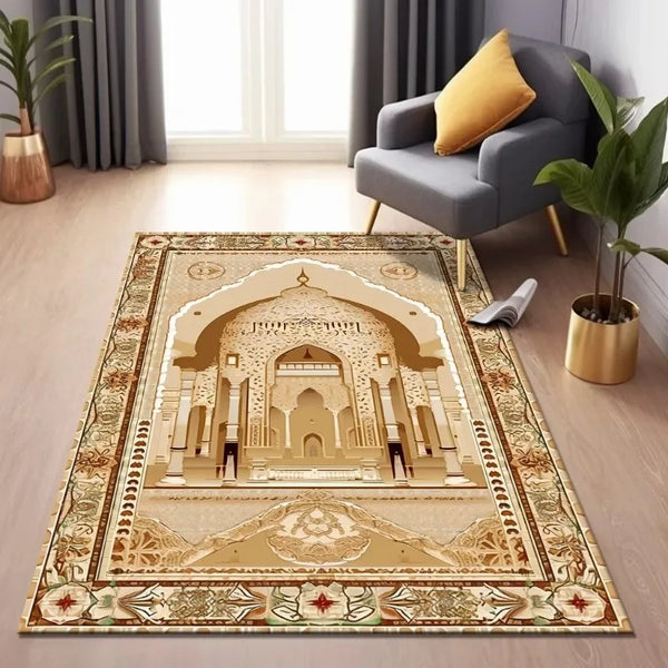Muslim Ramadan Comfortable Prayer Rugs Skin-friendly