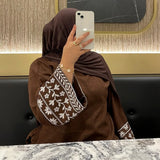 Turkish Solid Muslim Dresses