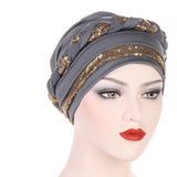 Women Fashion Braid Hijabs Muslim Turban Elegant
