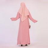 Abaya Muslim Kaftan with Pockets for Women