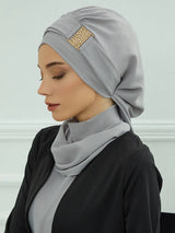 Plain Muslim Hat Inner Jersey Hijabs Women Turkey