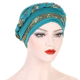 Women Fashion Braid Hijabs Muslim Turban Elegant