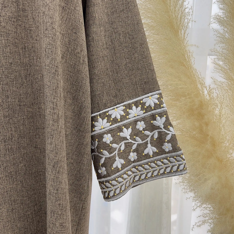 Turkish Solid Muslim Dresses