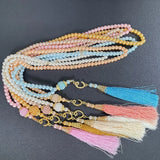 6MM Tasbih Muslim Prayer Beads Islamic 99 Beads Pearls Charm Bracelet K3ND