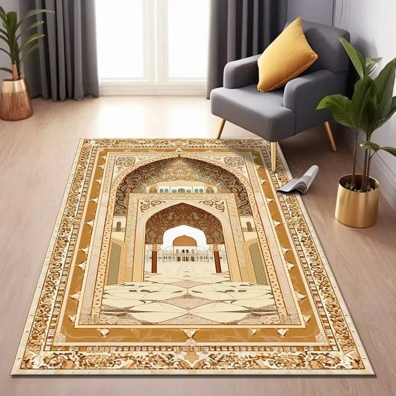 Muslim Ramadan Comfortable Prayer Rugs Skin-friendly