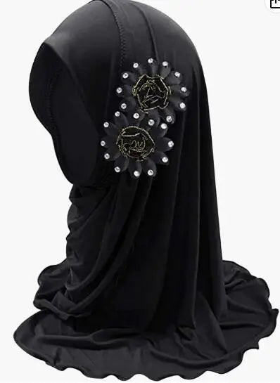 BOHOWAII Instant Hijabs for Muslim Girl 2-7years Turbans