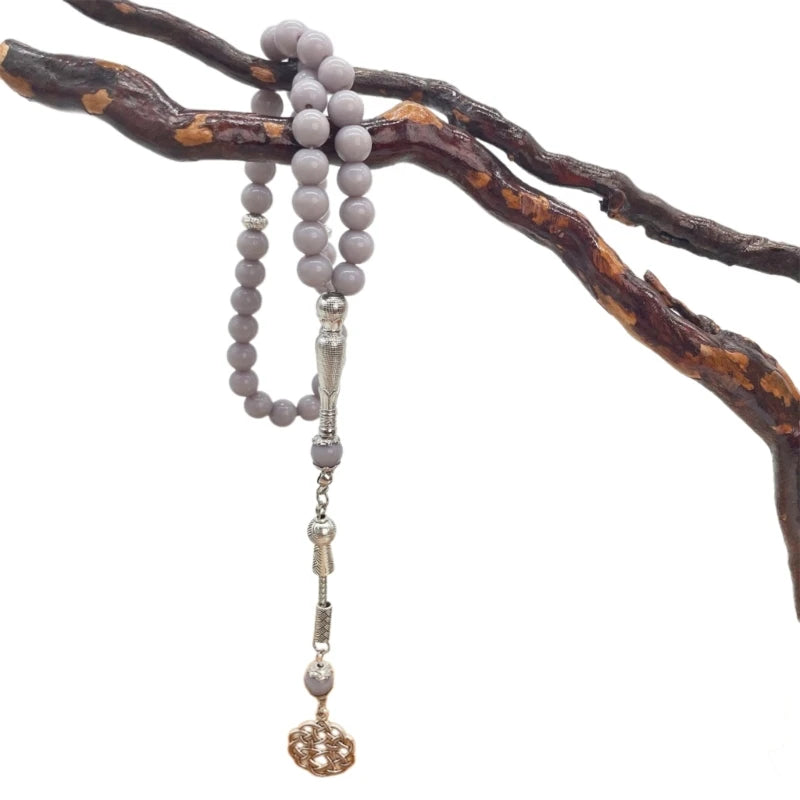 Stylish Prayer Beads Bracelet 45 Beads Rosary Tasbih Wristchain Eid Gift
