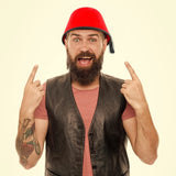 Tarboosh Fez Hat for Men Universal Red